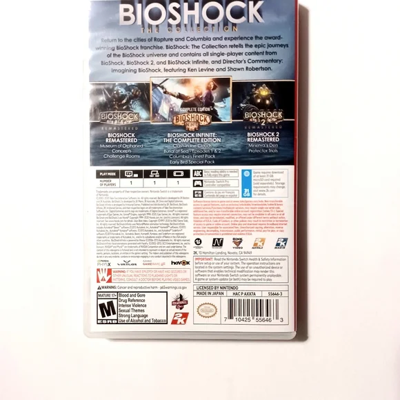 Nintendo Switch BioShock Collection Game - Picture 3 of 10